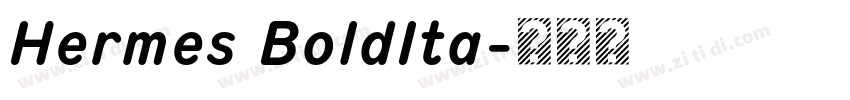 Hermes BoldIta字体转换